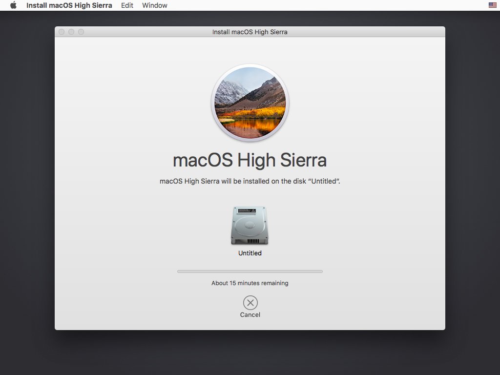 Recovery disk for mac os high sierra