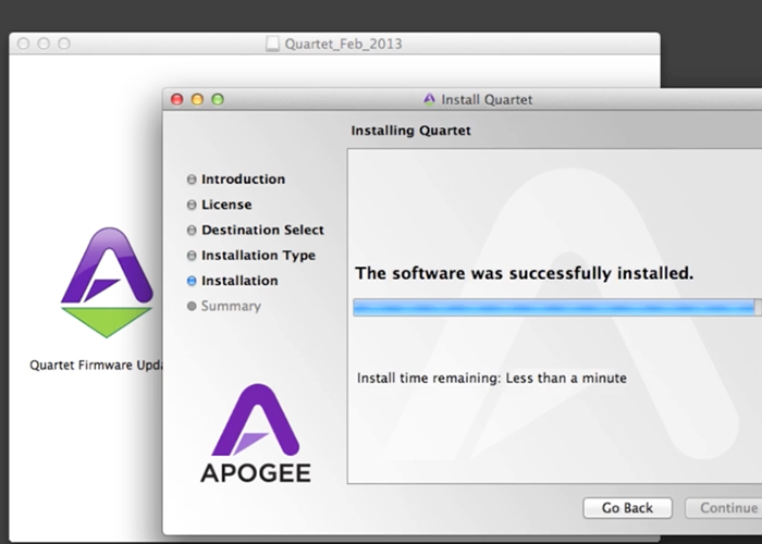 Apogee quartet updates for mac high sierra installer